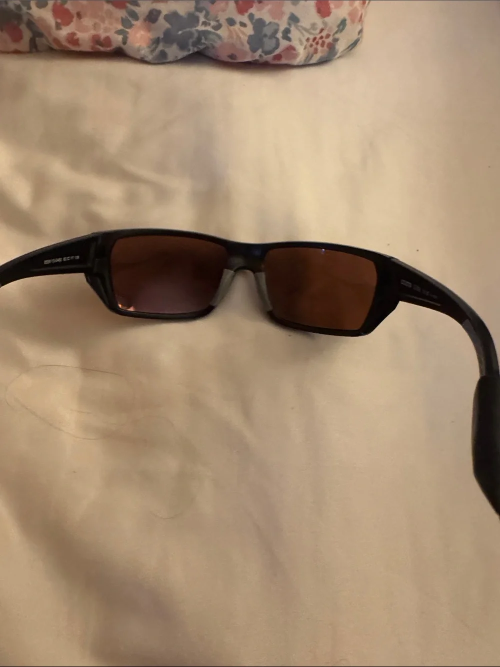 Costa Black Frame Sunglasses with Brown Lenses
